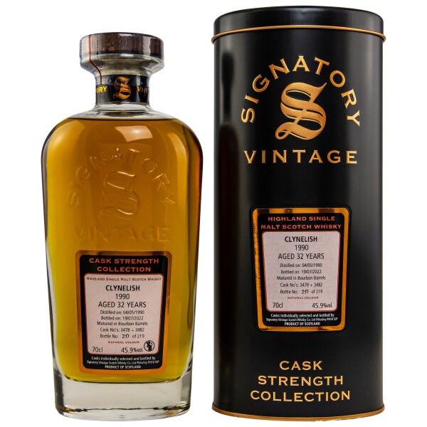 Clynelish 1990/2022 Signatory Vintage Single Malt Scotch Whisky 45,9% 0,7L