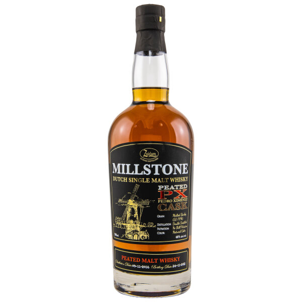Millstone 2016/2022 Peated PX Sherry Cask  Single Malt Whisky 46% 0,7L