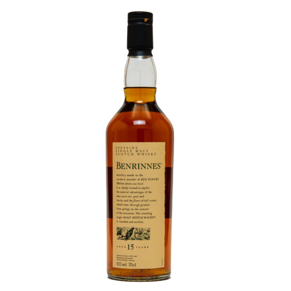Benrinnes 15 Jahre Flora & Fauna Single Malt Whisky 43% 0,7L