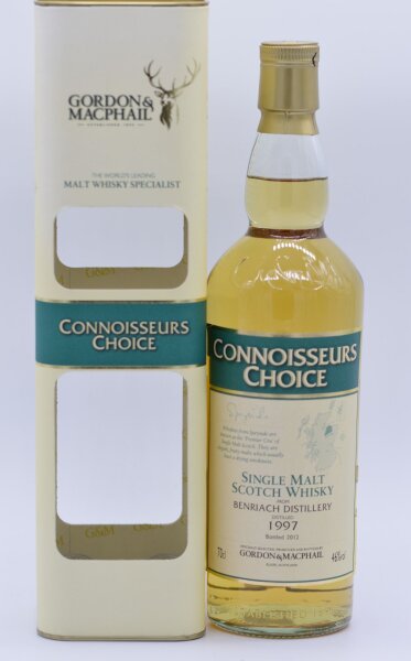 Benriach 1997/2012 - Gordon & MacPhail - Single Malt Whisky - 46%vol - 0,7 L