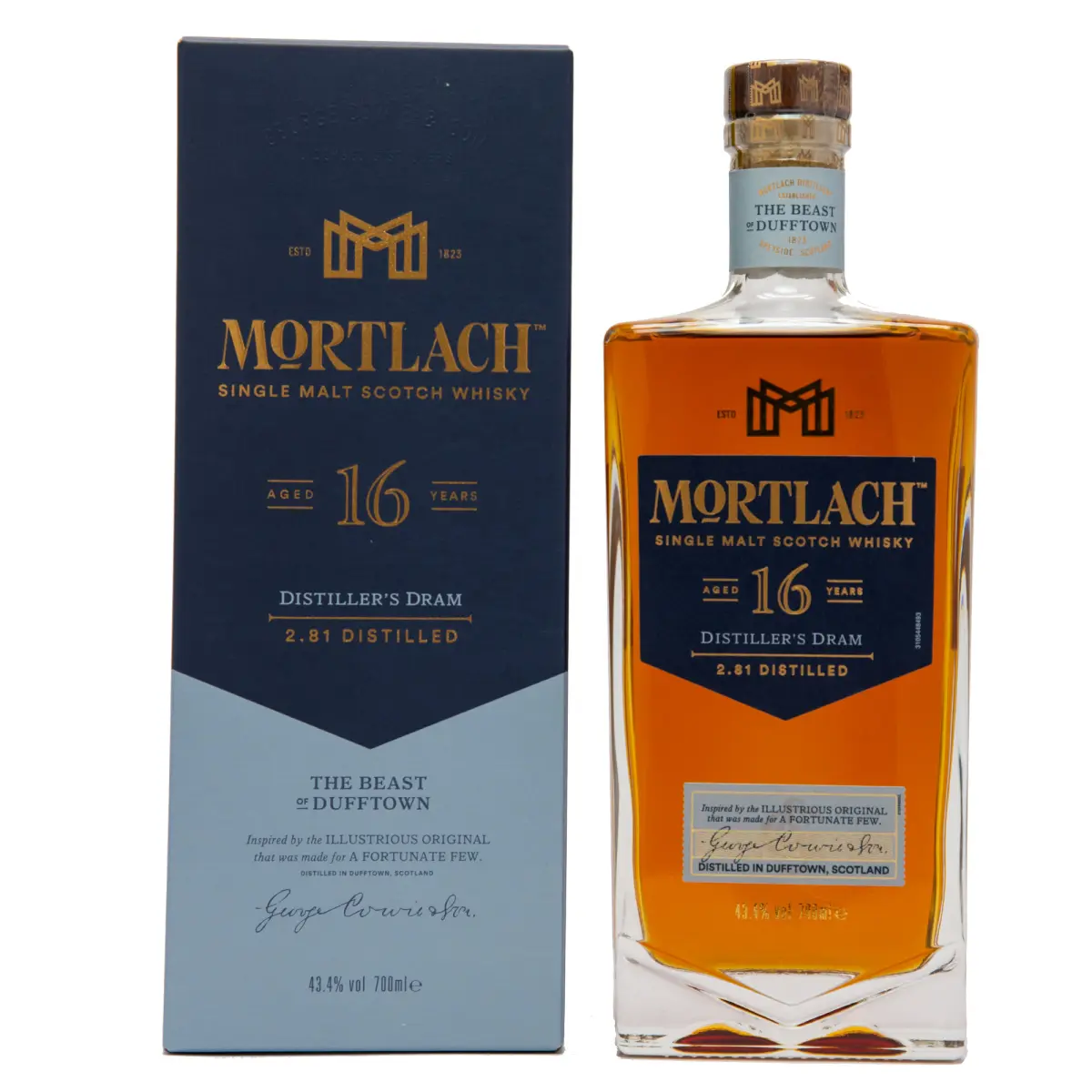 Mortlach 16 Jahre Single Malt Whisky 43,4% vol 0,7L