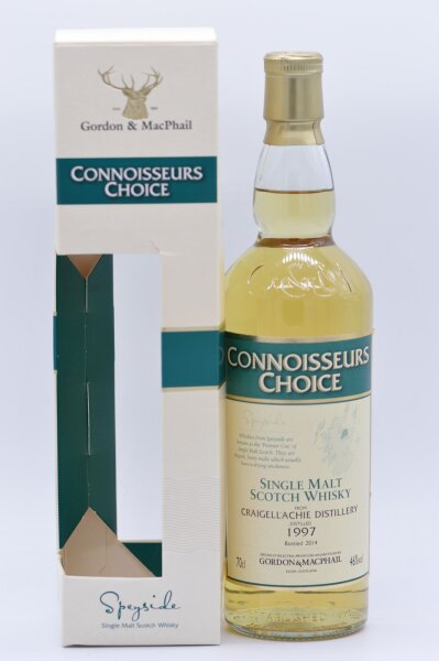 Craigellachie 1997/2014  Gordon & MacPhail Single Malt Whisky 46%vol 0,7 L