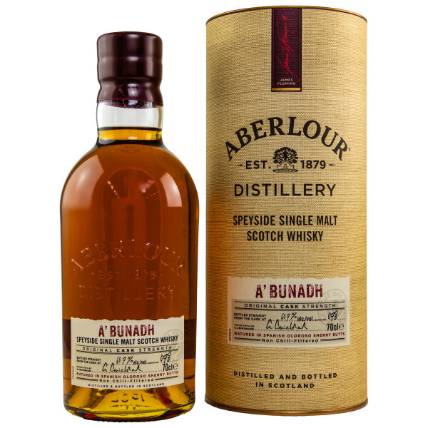Aberlour a´ bunadh Batch 78 Single Malt Scotch Whisky 60,7% vol 0,7L