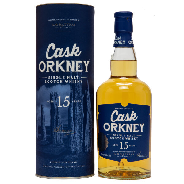 Cask Orkney 15 Jahre  A. D. Rattray Single Malt Scotch Whisky 46% vol 0,7L