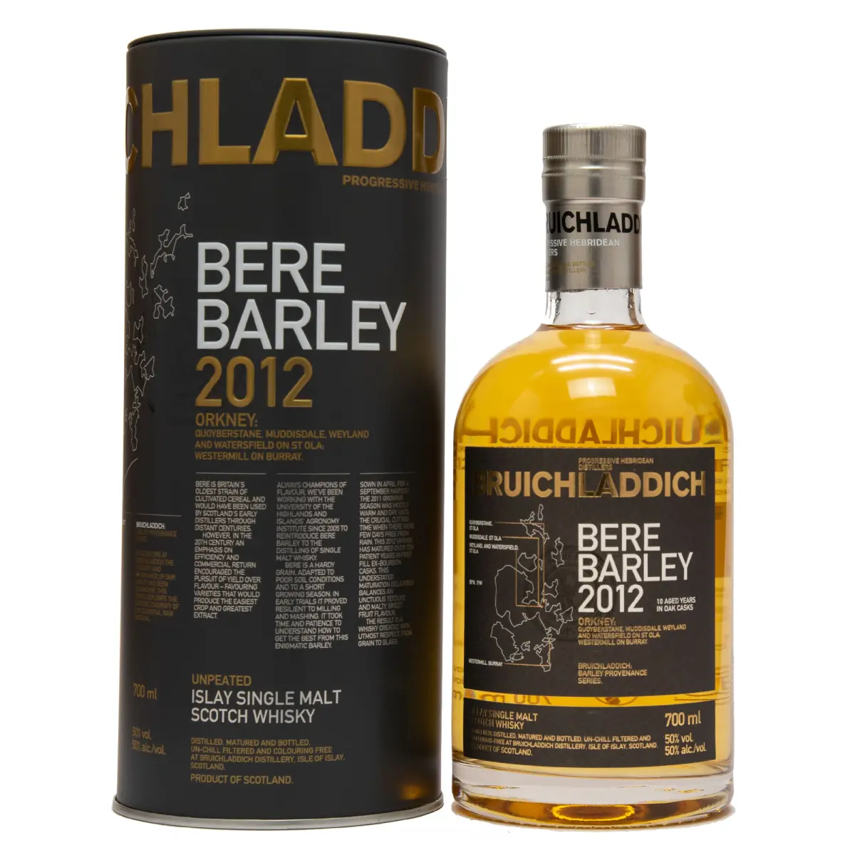 Bruichladdich Bere Barley 2012 Single Malt Scotch Whisky...