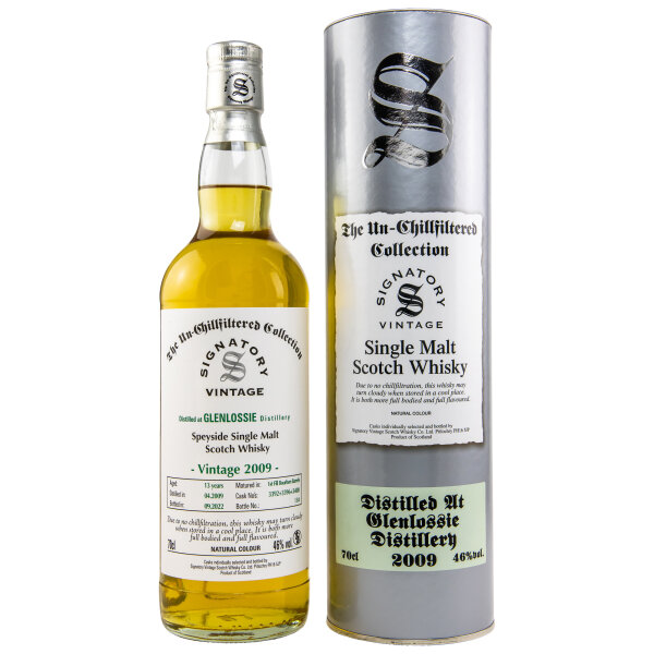 Glenlossie 2009/2022 Signatory Vintage Single Malt Scotch Whisky 46% vol 0,7 L