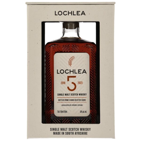 Lochlea 5 Jahre Single Malt Scotch Whisky 50% 0,7L