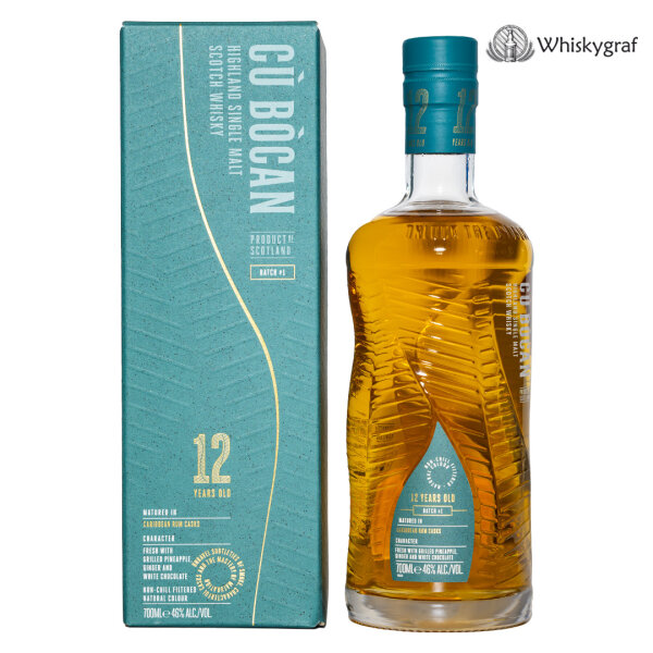 Tomatin Cù Bòcan 12 Jahre Single Malt Scotch Whisky 46% vol 0,7 L