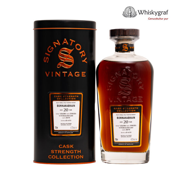 Bunnahabhain 2004/2024 Signatory Vintage Single Malt Scotch Whisky 61,2% 0,7L