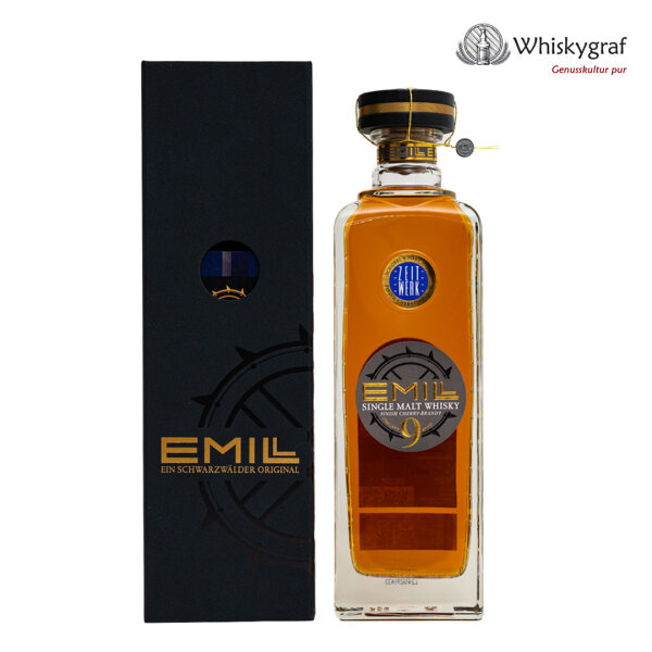 EMILL Scheibel Zeitwerk 9 Jahre Cherry Brandy Finish Single Malt Whisky 49,1% vol 0,7L