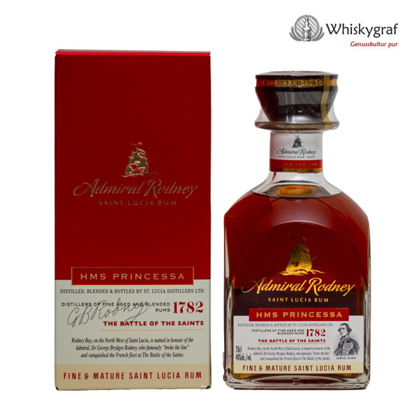 Admiral Rodney HMS Princessa Rum 40% 0,7L