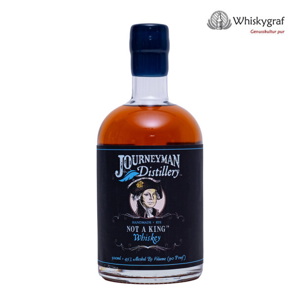 Journeyman Not a King Rye Whiskey 45% vol 0,5L