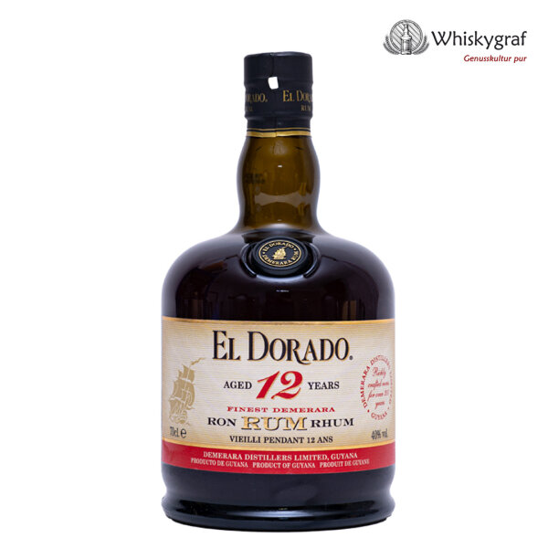 El Dorado 12 Jahre Rum 40%vol 0,7L
