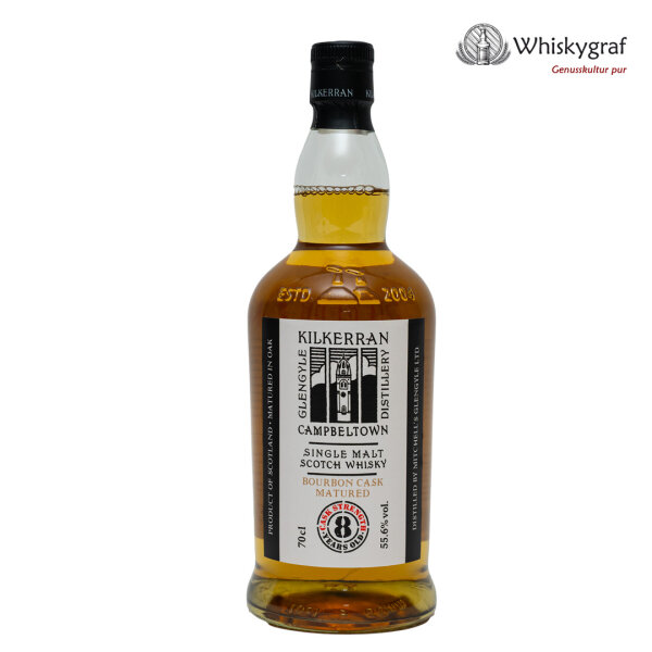 Kilkerran 8 Jahre Bourbon Cask Single Malt Scotch Whisky 55,6% vol 0,7L