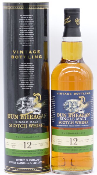Bunnahabhain 12 Jahre 2006/2019 Dun Bheagan Scotch Whisky 48% vol 0,7 L