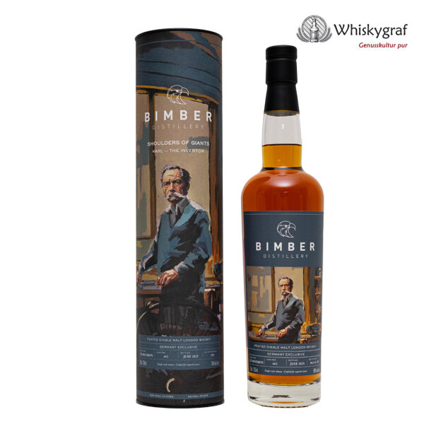 3 x Bimber Single Cask Edition 2025 Shoulders of Giants Single Malt Whisky Bundle 3x 0,7L