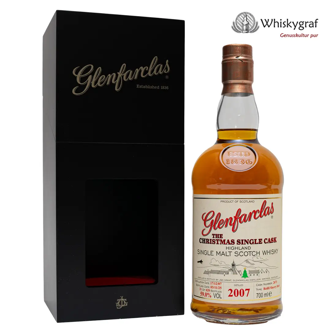Glenfarclas The Christmas Vintage 2007 Single Cask Single...