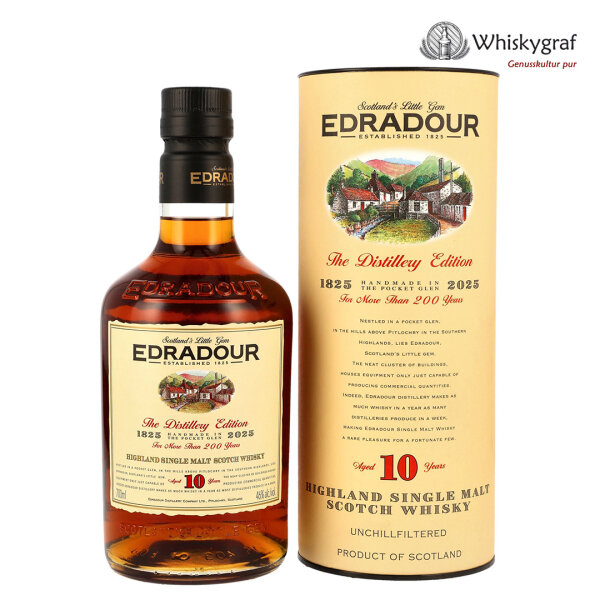 Edradour 10 Jahre Oloroso Sherry Casks 200 Years Edition Single Malt Scotch Whisky 46%