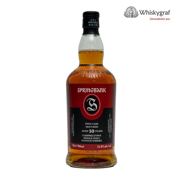 Springbank 10 Jahre Fino Cask Limited Edition 25/207 Single Malt Scotch Whisky 55%