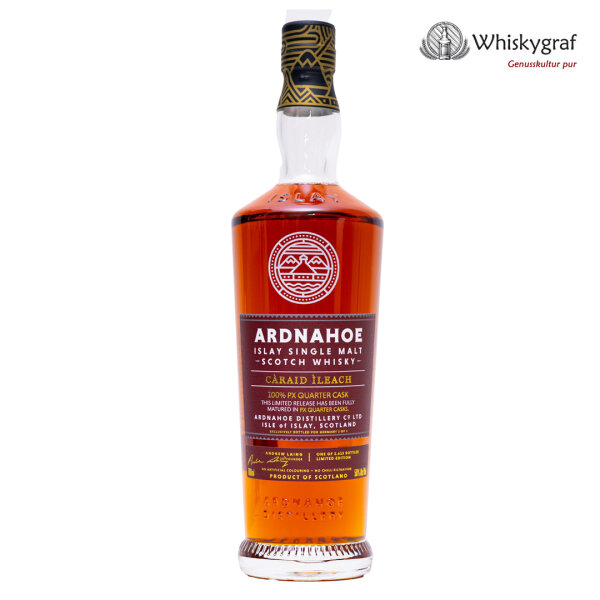 Ardnahoe Càraid Ìleach Sherry PX Quarter Casks Islay Single Malt Scotch Whisky