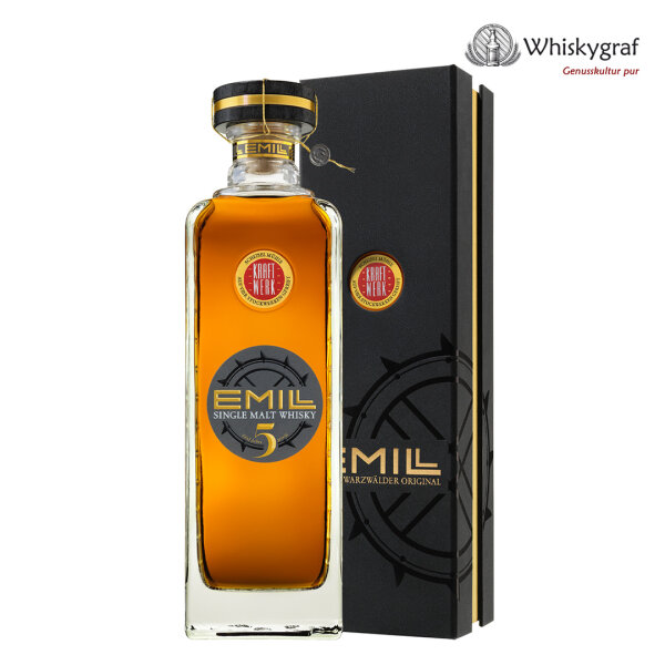EMILL Scheibel Kraftwerk 5 Jahre Single Malt Whisky 58,7%vol 0,7L